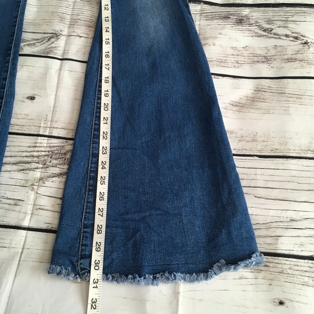 Aaron & Amber Women Jean Pants Size M Cotton Blend Elastic Waist Pull On Pockets - Picture 11 of 11